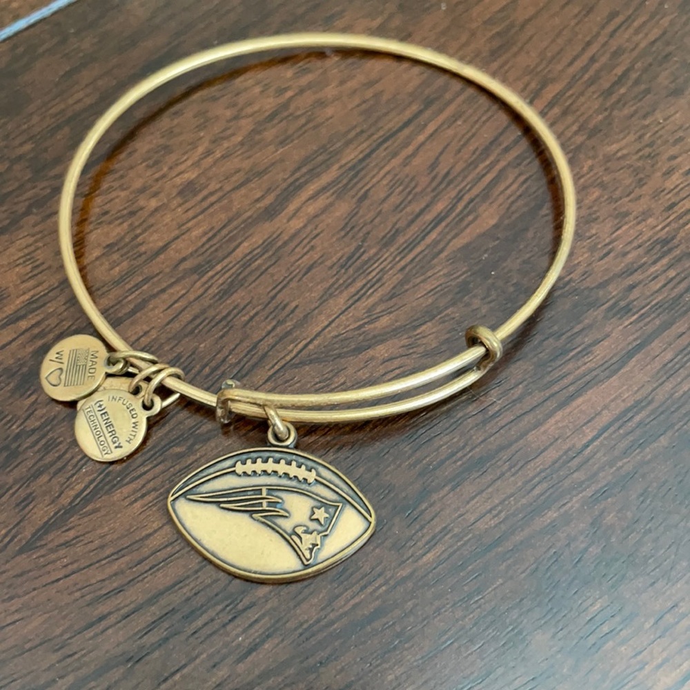 Alex and Ani Patriots charm bracelet